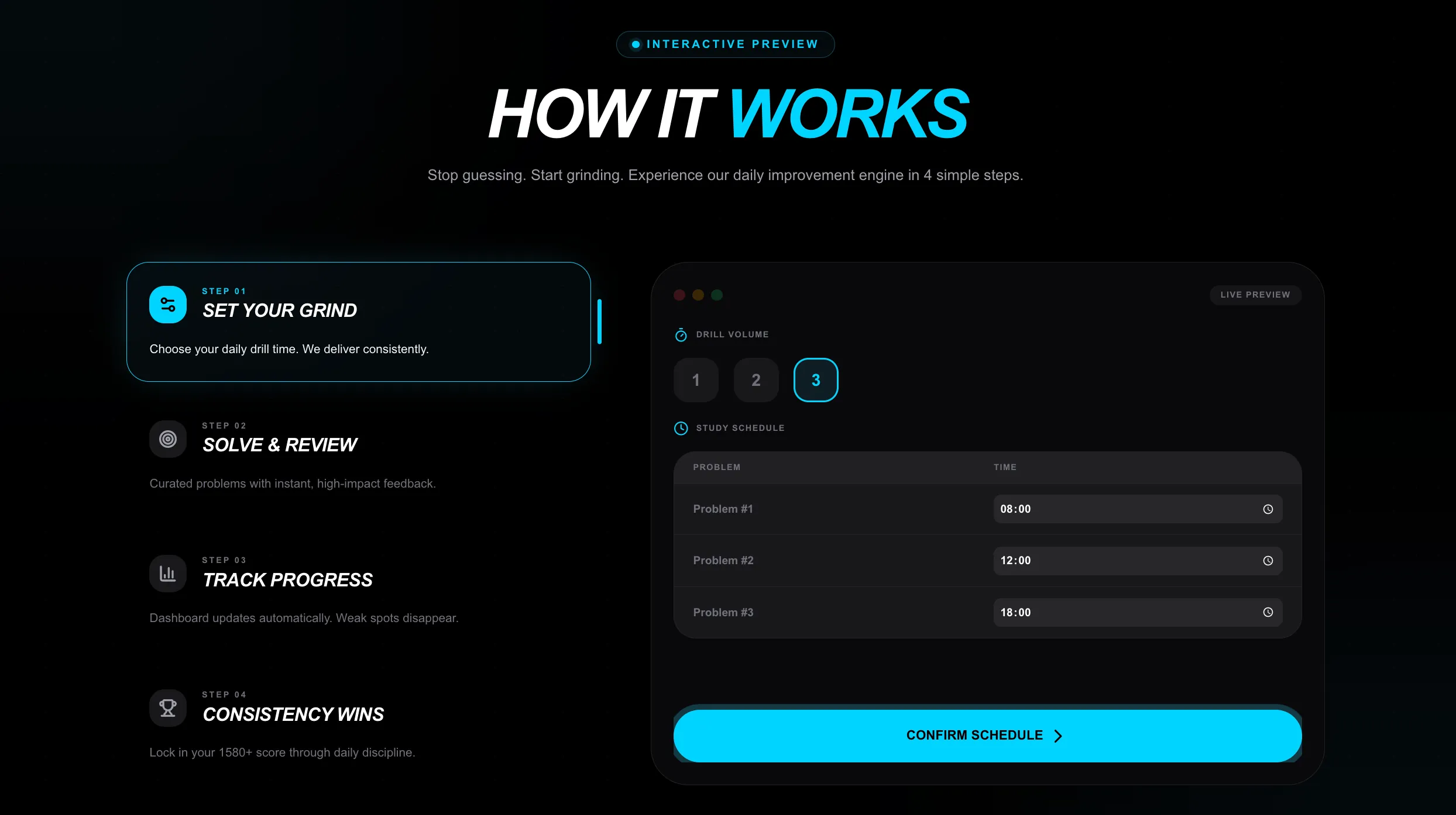 LockedIn interactive preview